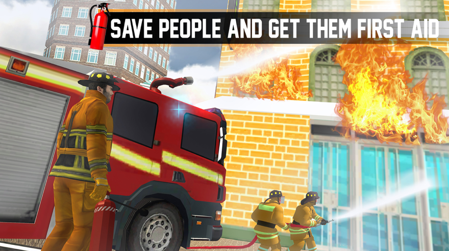 消防车救援模拟器3D图2