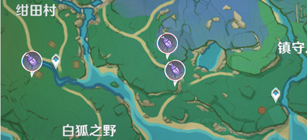 《原神》鬼兜虫采集路线推荐