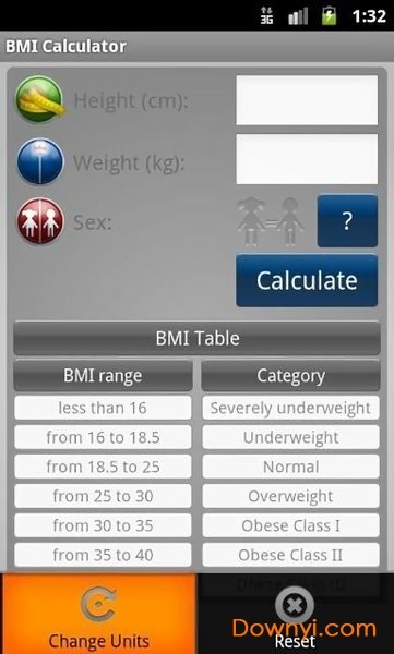 BMI计算器v2.0.1安卓版图2