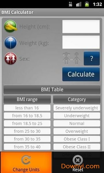 bmi计算器在线计算v1.0.0安卓版图3